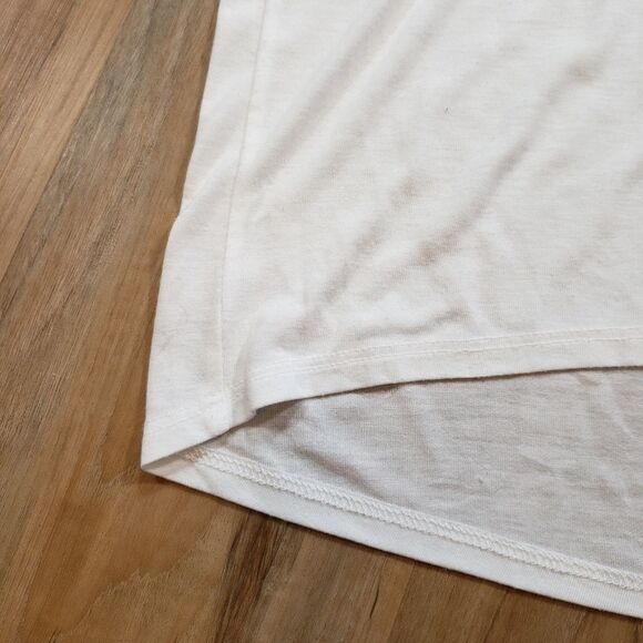 🧚♀️Harry Potter White Screenprint Hi-Low Short Sleeve Top Small - Picture 5 of 10